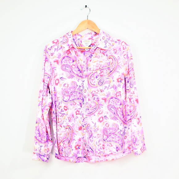 Talbots Tops - Talbots Paisley Button Down Shirt